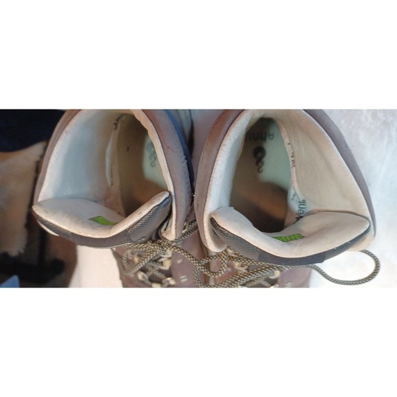 Ahnu Montara Hiking Boots Womens 5.5 Waterproof Leather Blue Gray Vibram Outsole - Picture 6 of 11